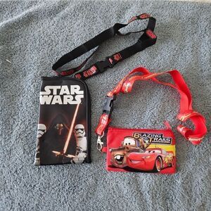 Lot of 2 Authentic Disney Lanyards